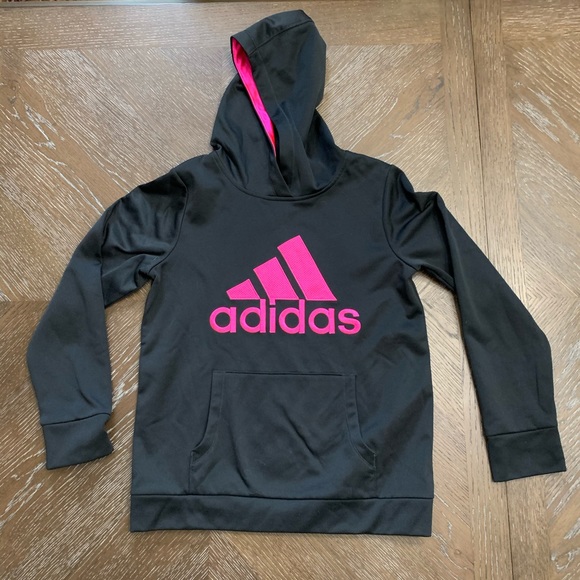 hot pink adidas hoodie